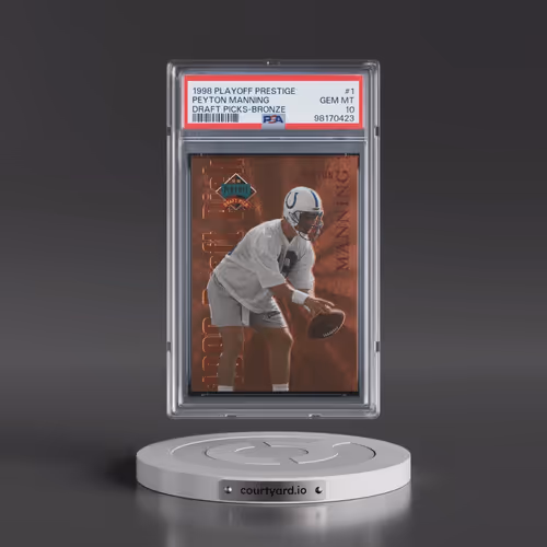 1998 Playoff Prestige Draft Picks #1 Peyton Manning - Bronze (PSA 10 GEM MINT)