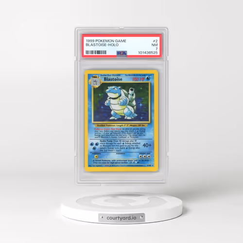 1999 Pokémon Game #2 Blastoise - Holo (PSA 7 NM)
