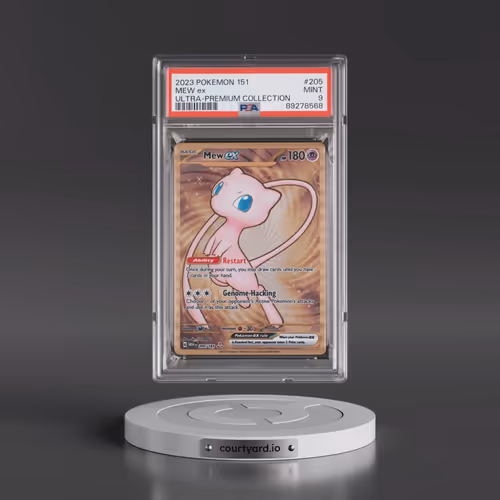 2023 Pokémon 151 Ultra-Premium Collection #205 Mew EX - Holo (PSA 9 MINT)