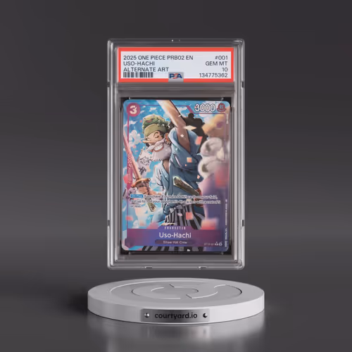 2025 One Piece PRB02-Premium Booster -One Piece Card the Best- Vol.2 #001 Uso-Hachi - Alternate Art