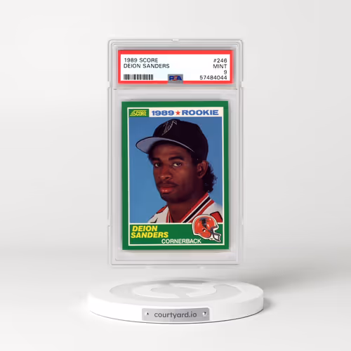 1989 Score #246 Deion Sanders (PSA 9 MINT)