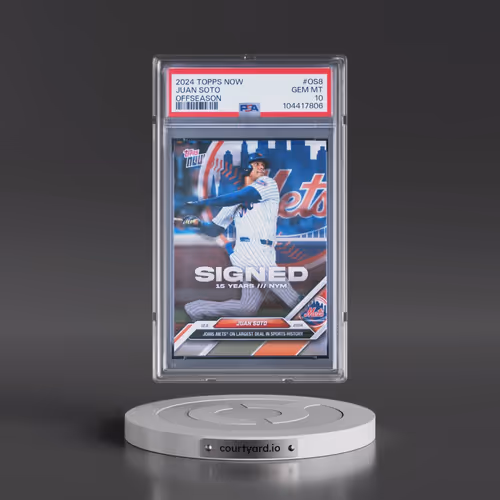 2024 Topps Now Offseason #OS8 Juan Soto (PSA 10 GEM MINT)