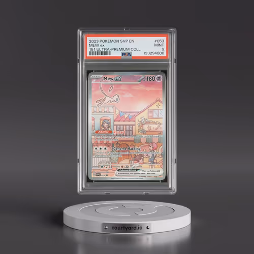 2023 Pokémon Svp EN-SV Black Star Promo #053 Mew EX - Holo 151 Ultra-Premium Collection (PSA 9 MINT)