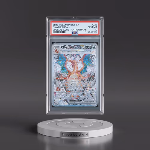 2023 Pokémon Obf EN-Obsidian Flames #223 Charizard EX - Holo Special Illustration Rare (PSA 10 GEM M