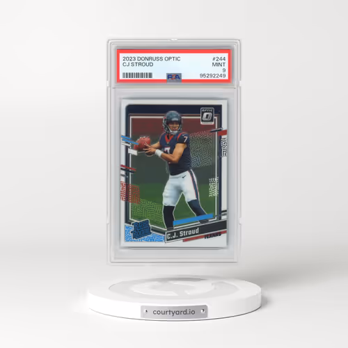 2023 Panini Donruss Optic #244 CJ Stroud (PSA 9 MINT)