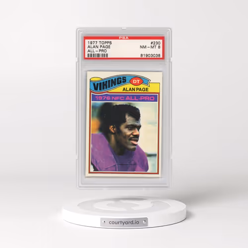 1977 Topps #230 Alan Page - All-Pro (PSA 8 NM-MT)