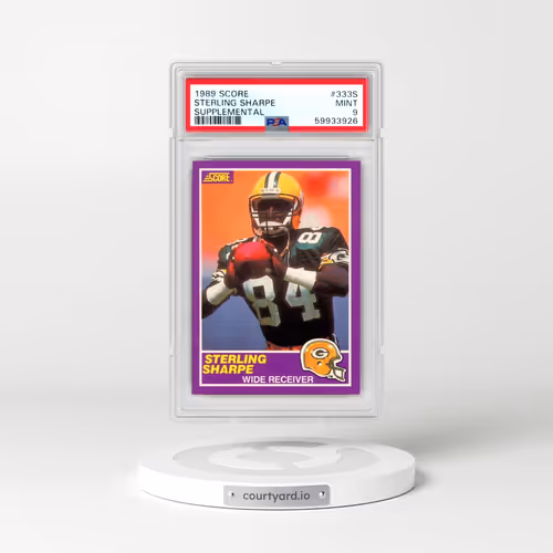 1989 Score Supplemental #333S Sterling Sharpe (PSA 9 MINT)