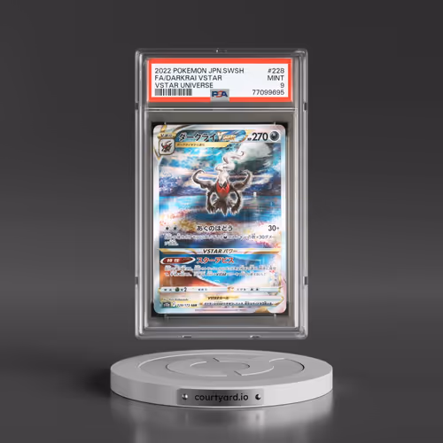 2022 Pokémon Sword & Shield Vstar Universe #228 Darkrai Vstar - Full Art (PSA 9 MINT)