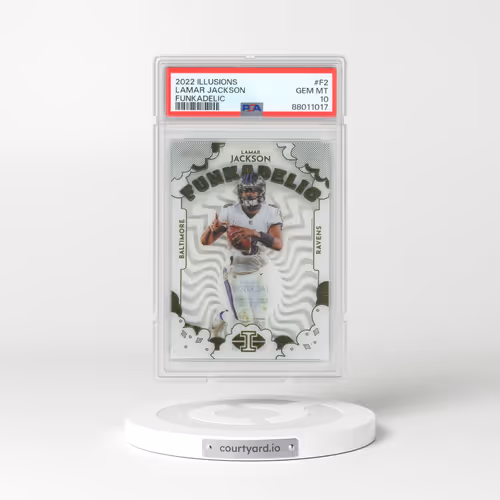 2022 Panini Illusions Funkadelic #F2 Lamar Jackson (PSA 10 GEM MINT)