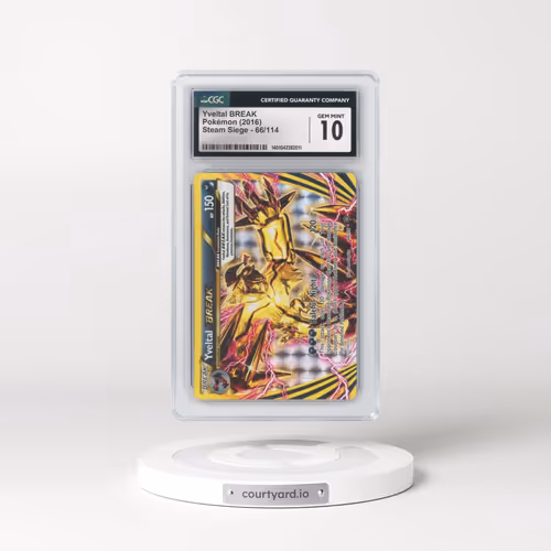 2016 Steam Siege #66/114 Yveltal BREAK - Holo (CGC 10 GEM MINT)