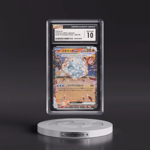 2023 Ruler of the Black Flame #020/108 Eiscue ex - Holo (CGC 10 GEM MINT)
