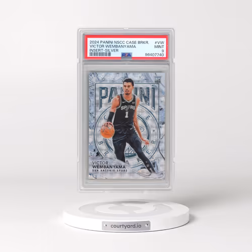 2024 Panini National Sports Collectors Convention Case Breaker Insert #VW Victor Wembanyama - Silver