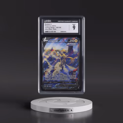 2021 Chilling Reign #166/198 Zeraora V - Ultra Rare Holo (CGC 9 MINT)