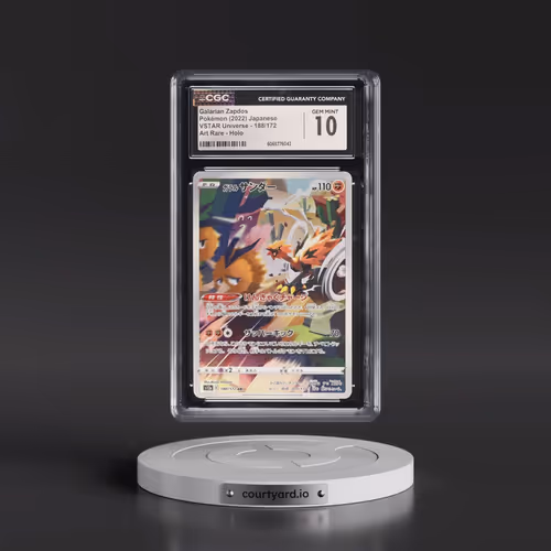 2022 VSTAR Universe #188/172 Galarian Zapdos - Art Rare Holo (CGC 10 GEM MINT)
