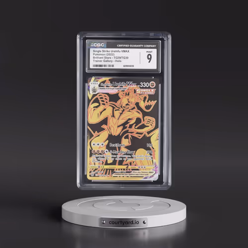 2022 Brilliant Stars #TG29/TG30 Single Strike Urshifu VMAX - Trainer Gallery Holo (CGC 9 MINT)