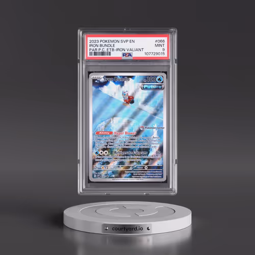 2023 Pokémon Svp EN-SV Black Star Promo #066 Iron Bundle - Paradox Rift Pokemon Center Elite Trainer