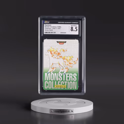 1996 (Monsters Collection) Part 1 #078 Rapidash - Green Card (CGC 8.5 NM-MT+)