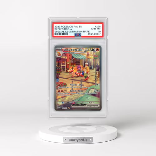 2023 Pokémon Pal EN-Paldea Evolved #258 Skeledirge EX - Holo Special Illustration Rare (PSA 10 GEM MINT)
