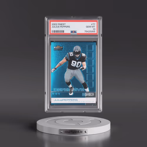 2002 Finest #77 Julius Peppers (PSA 10 GEM MINT)