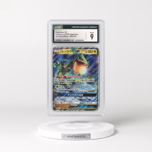 2018 Japanese Ultra Shiny GX #98 Rayquaza GX - Full Art Holo (CGC 9 MINT)