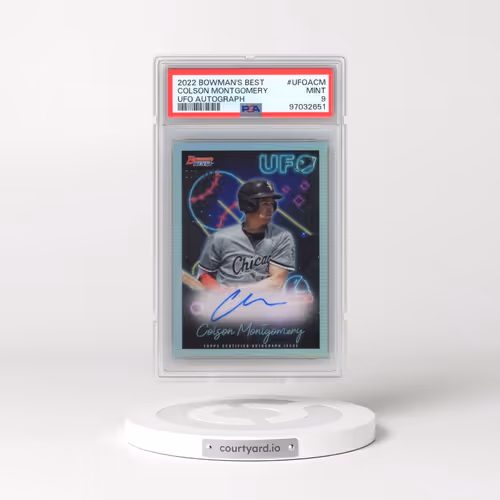 2022 Bowman's Best Ufo Autographs #UFOACM Colson Montgomery (PSA 9 MINT)
