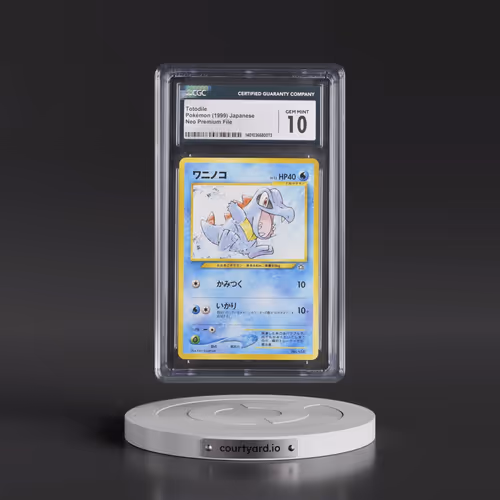 1999 Neo Premium File Totodile - No Rarity (CGC 10 GEM MINT)