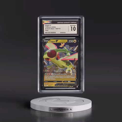 2022 Brilliant Stars #106/172 Flygon V - Holo (CGC 10 GEM MINT)