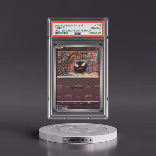 2023 Pokémon Sv2a-Pokemon 151 #092 Gastly - Reverse Holo Master Ball (PSA 10 GEM MINT)