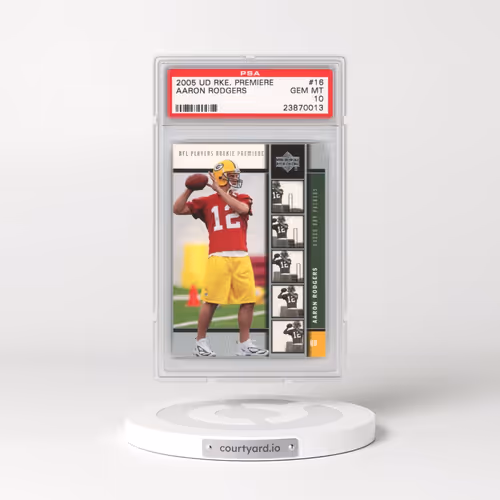 2005 Upper Deck Rookie Premiere #16 Aaron Rodgers (PSA 10 GEM MINT)