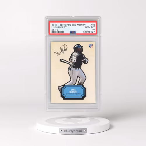 2019-20 Topps 582 Montgomery Set 2 #10 Luis Robert (PSA 10 GEM MINT)