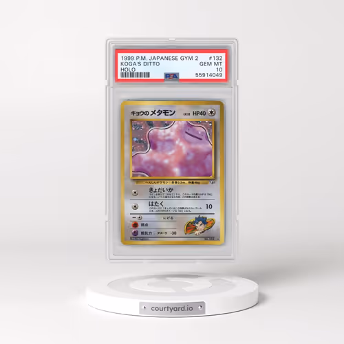 1999 Pokémon Gym 2 #132 Koga's Ditto - Holo (PSA 10 GEM MINT)