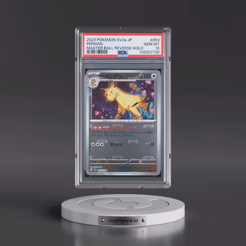 2023 Pokémon Sv2a-Pokemon 151 #053 Persian - Reverse Holo Master Ball (PSA 10 GEM MINT)