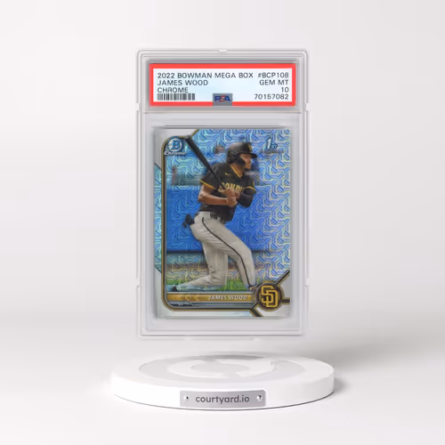 2022 Bowman Mega Box Chrome #108 James Wood (PSA 10 GEM MINT)
