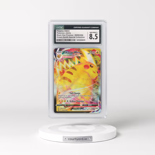 2017 Black Star Promos - Sword & Shield #SWSH286 Pikachu VMAX - Holo Crown Zenith Special Collection (CGC 8.5 NM-MT+)