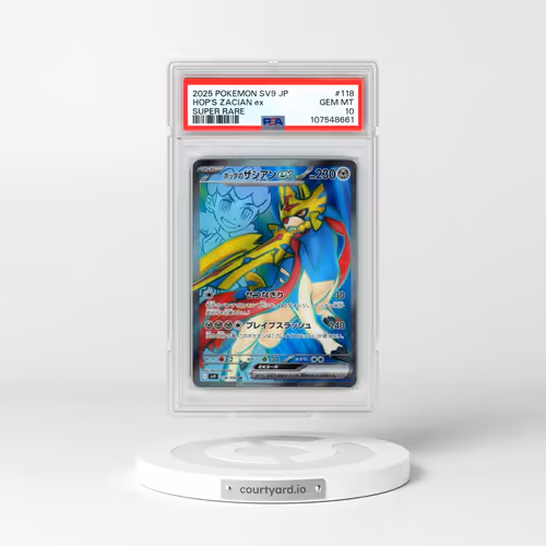 2025 Pokémon SV9-Battle Partners #118 Hop's Zacian EX - Holo Super Rare (PSA 10 GEM MINT)