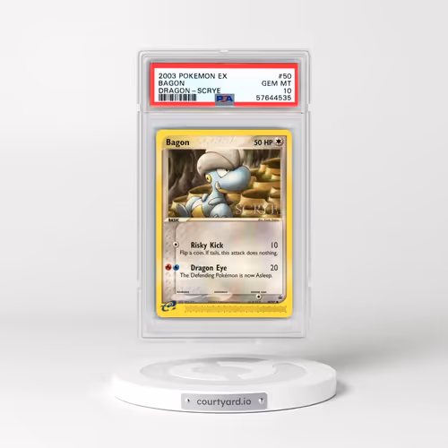 2003 Pokémon EX Dragon #50 Bagon - Scrye (PSA 10 GEM MINT)