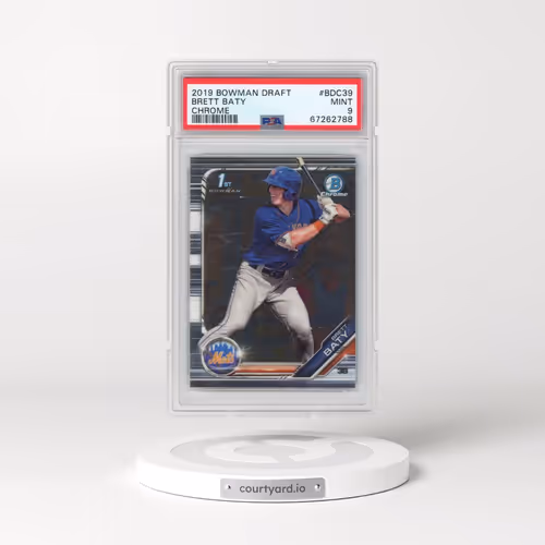 2019 Bowman Draft #BDC39 Brett Baty - Chrome (PSA 9 MINT)