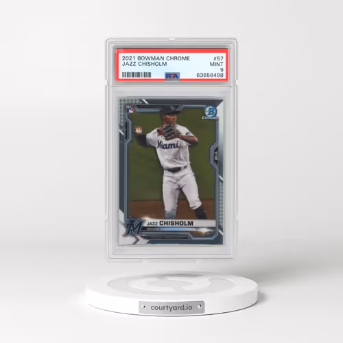 2021 Bowman Chrome #57 Jazz Chisholm (PSA 9 MINT)