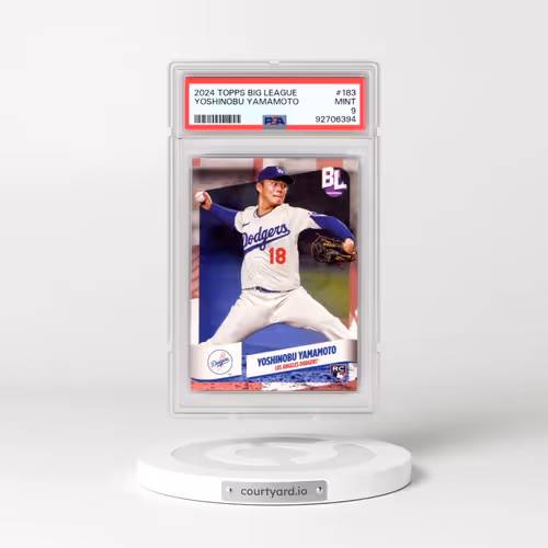 2024 Topps Big League #183 Yoshinobu Yamamoto (PSA 9 MINT)