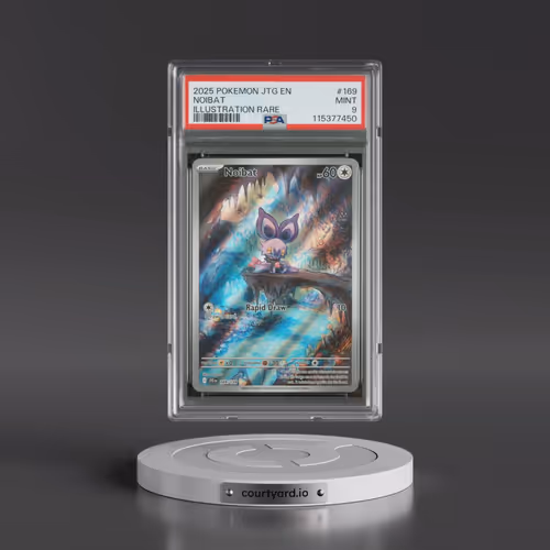 2025 Pokémon Jtg EN-Journey Together #169 Noibat - Illustration Rare (PSA 9 MINT)