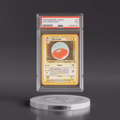 1999 Pokémon Jungle #2 Electrode - Holo (PSA 7 NM)