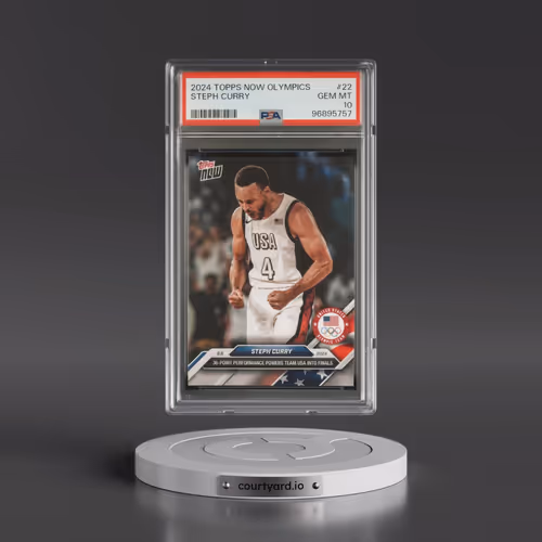 2024 Topps Now Olympic Games #22 Steph Curry (PSA 10 GEM MINT)