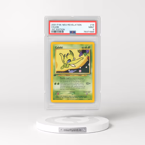 2001 Pokémon Neo Revelation #16 Celebi - 1st Edition (PSA 9 MINT)