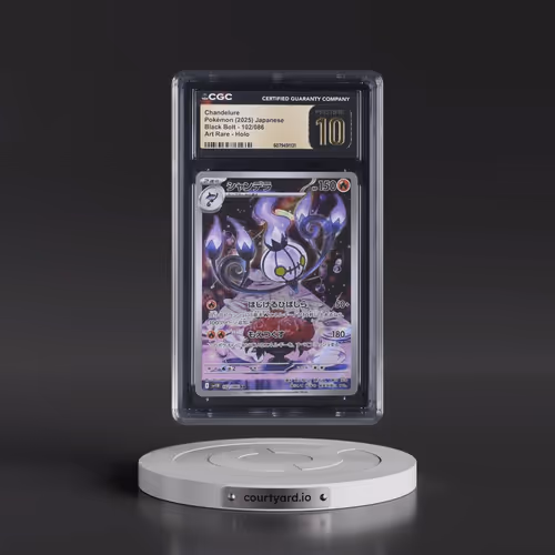 2025 Black Bolt - sv11B #102/086 Chandelure - Art Rare Holo (CGC 10 PRISTINE)