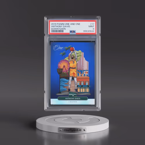 2019 Panini One and One Downtown #17 Anthony Davis (PSA 9 MINT)