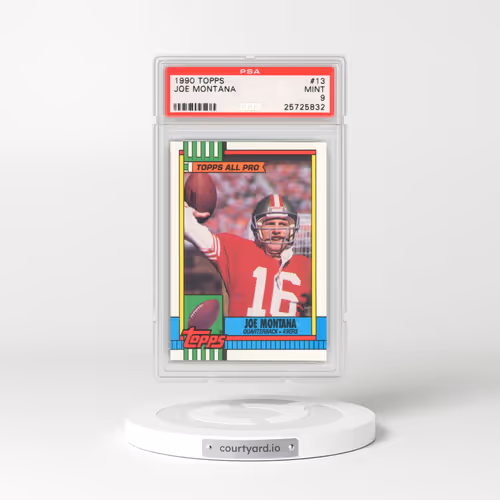 1990 Topps #13 Joe Montana (PSA 9 MINT)