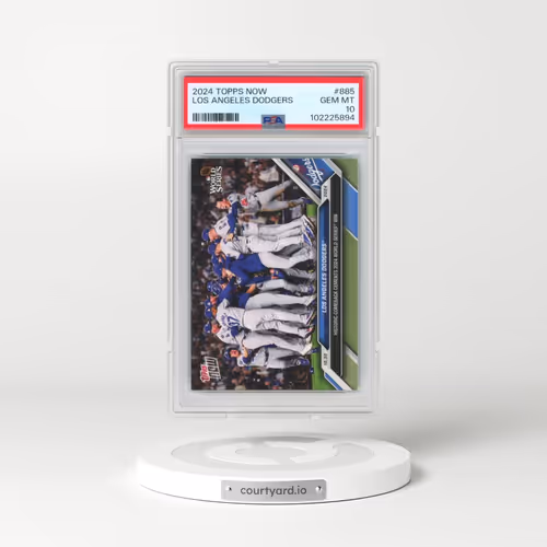 2024 Topps Now #885 Los Angeles Dodgers (PSA 10 GEM MINT)