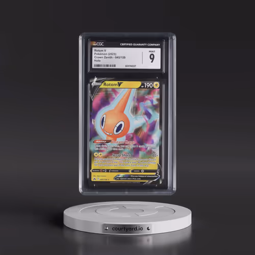2023 Crown Zenith #045/159 Rotom V - Holo (CGC 9 MINT)