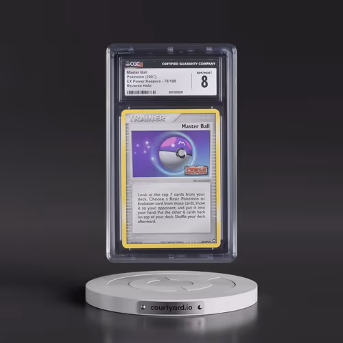 2007 EX Power Keepers #78/108 Master Ball - Reverse Holo (CGC 8 NM-MT)