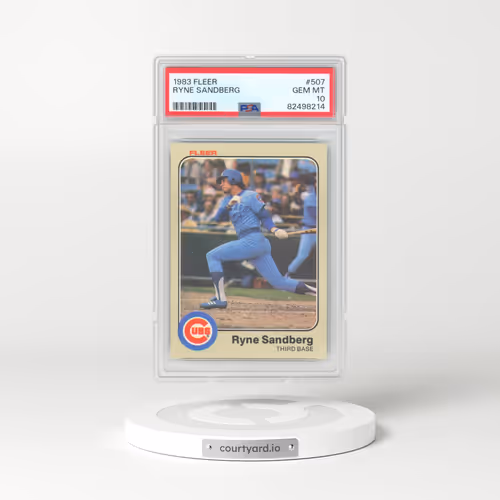 1983 Fleer #507 Ryne Sandberg (PSA 10 GEM MINT)